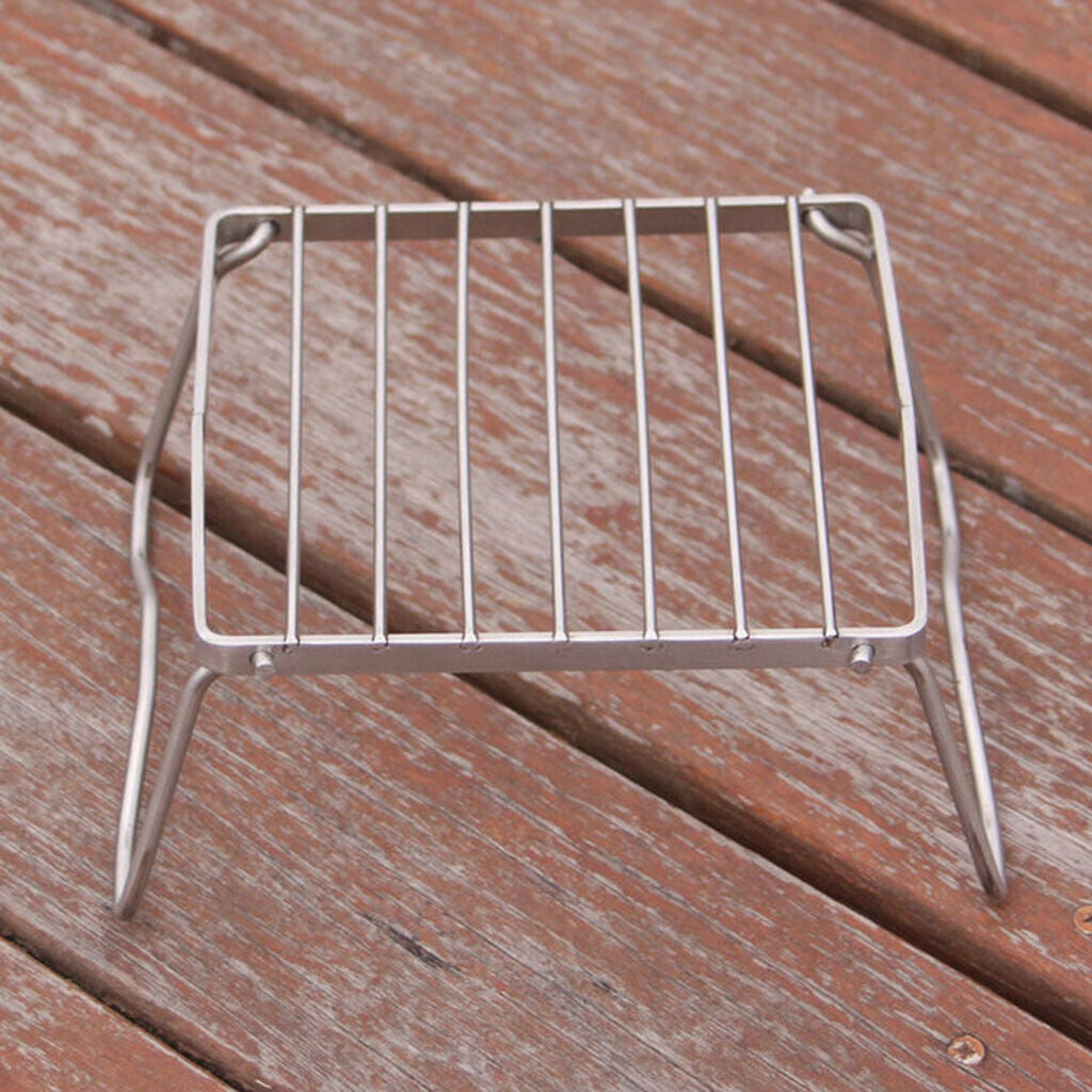 Stainless Steel Foldable Stove Stand Outdoor Camping Pot Bracket Picnic
