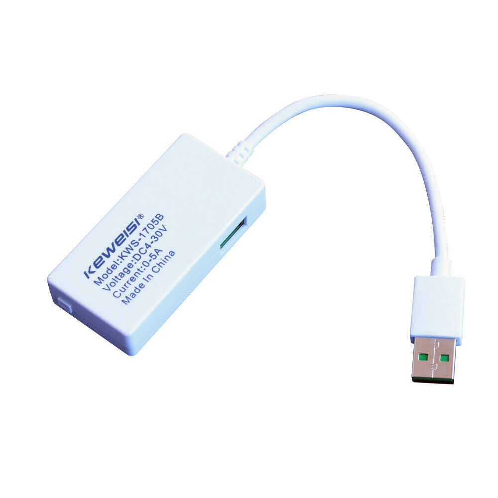 DC4-30V Dual USB Current Voltage Battery Capacity Tester Flash Charge 10-in-1