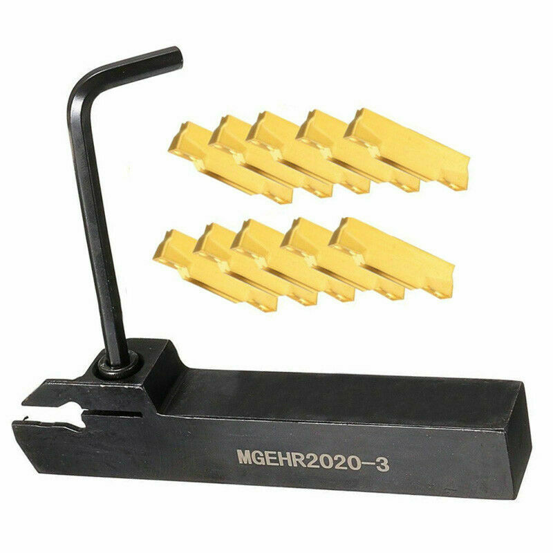 MGEHR2020-3 Lathe Grooving Parting Cutter Tool Holder + MGMN300-M 3mm Inserts