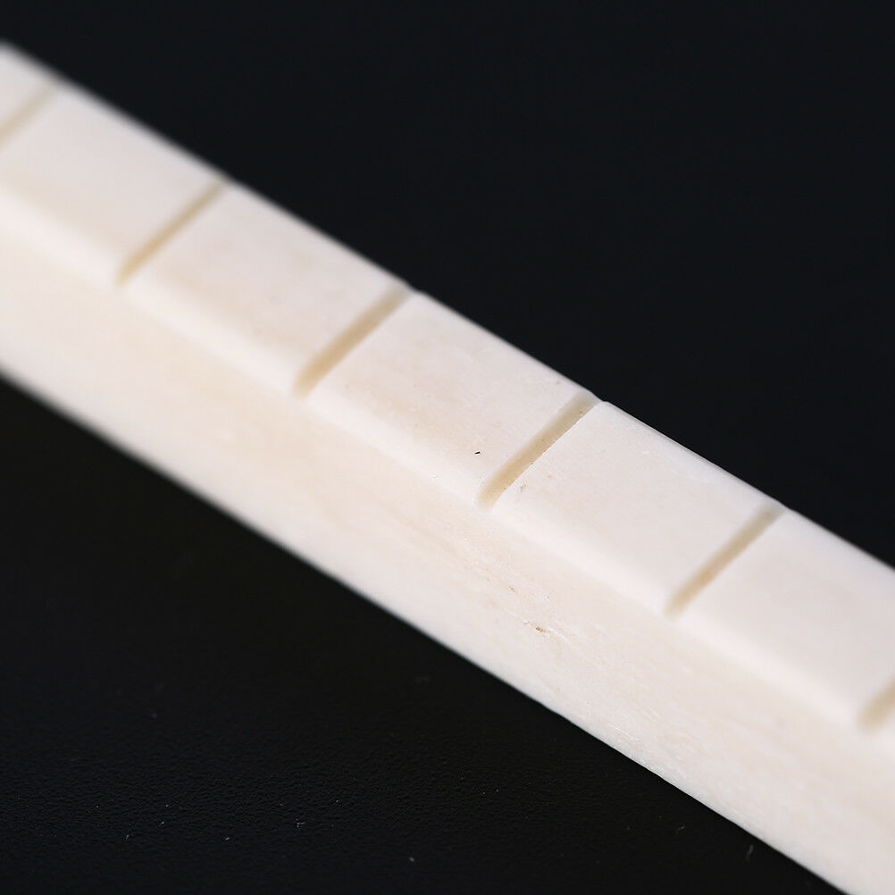 White Guitar Parts  String Classical Guitar Bone Bridge Saddle And Nut Se.l8