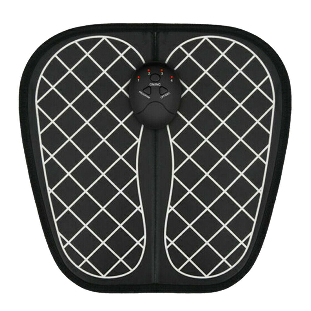 2pcs Electric Foot Massager Mat Vibration Acupoints Massager Relieve Fatigue