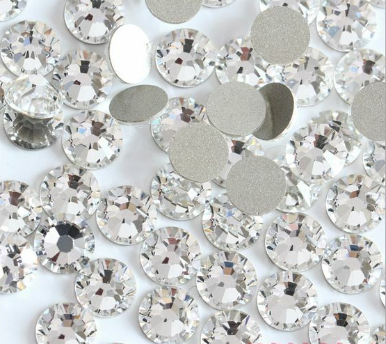 Flatback Rhinestone Non Hotfix Clear Czech Crystal Nail Art DIY Decoration SS10