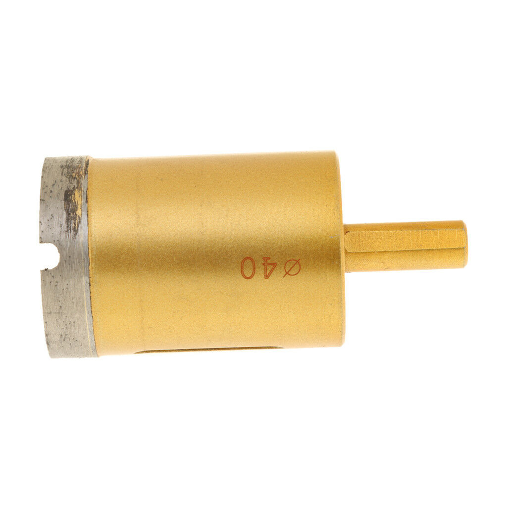 1x 40mm Diamond Holesaw Drill Bit Tile Porcelain Glass Marble Ceramic Cutter