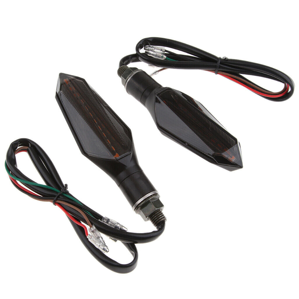 Daytime Running Lights LED High Brightness for Motorcycles ABS Plastic White
