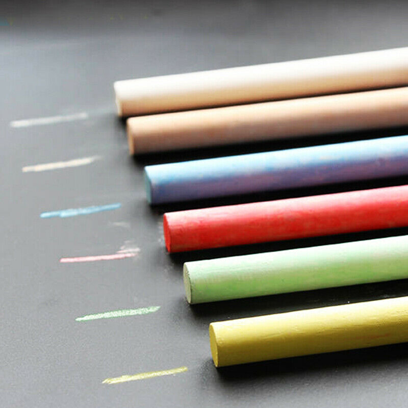 12 pc/Lot Dustless Chalk Pen Drawing Chalks For Blackboard Accessori.l8