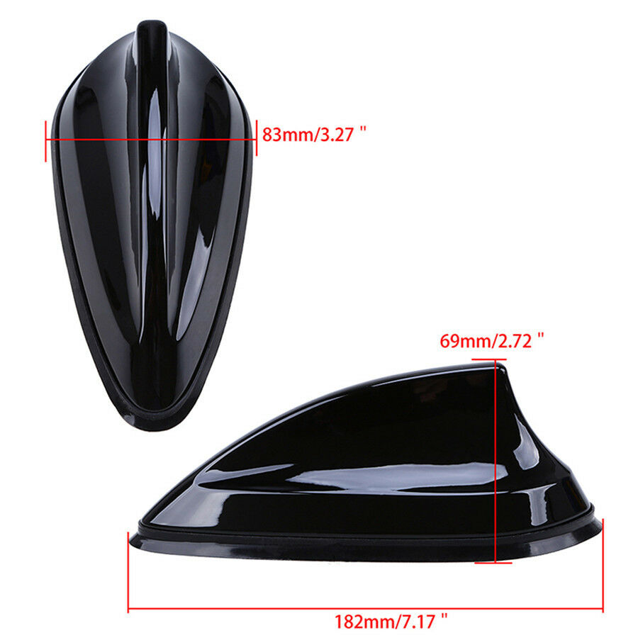 Car SUV Antenna Shark Fin Antenna with  Waterproof Base Radio FM Signal Aerials