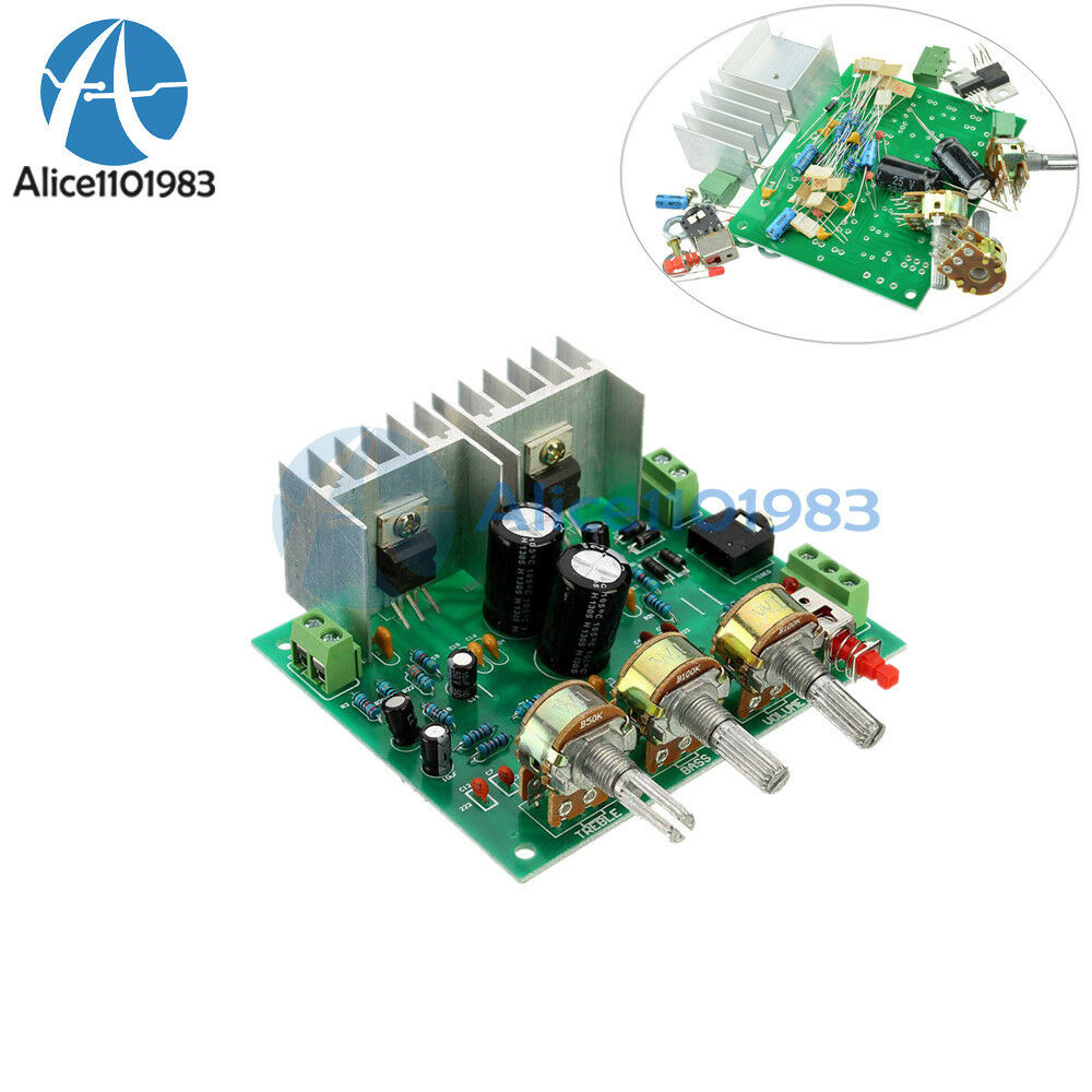 TDA2030A Two 2-Channel 15W +15W hifi 2.0 Stereo Amplifier AMP Board DIY Kit