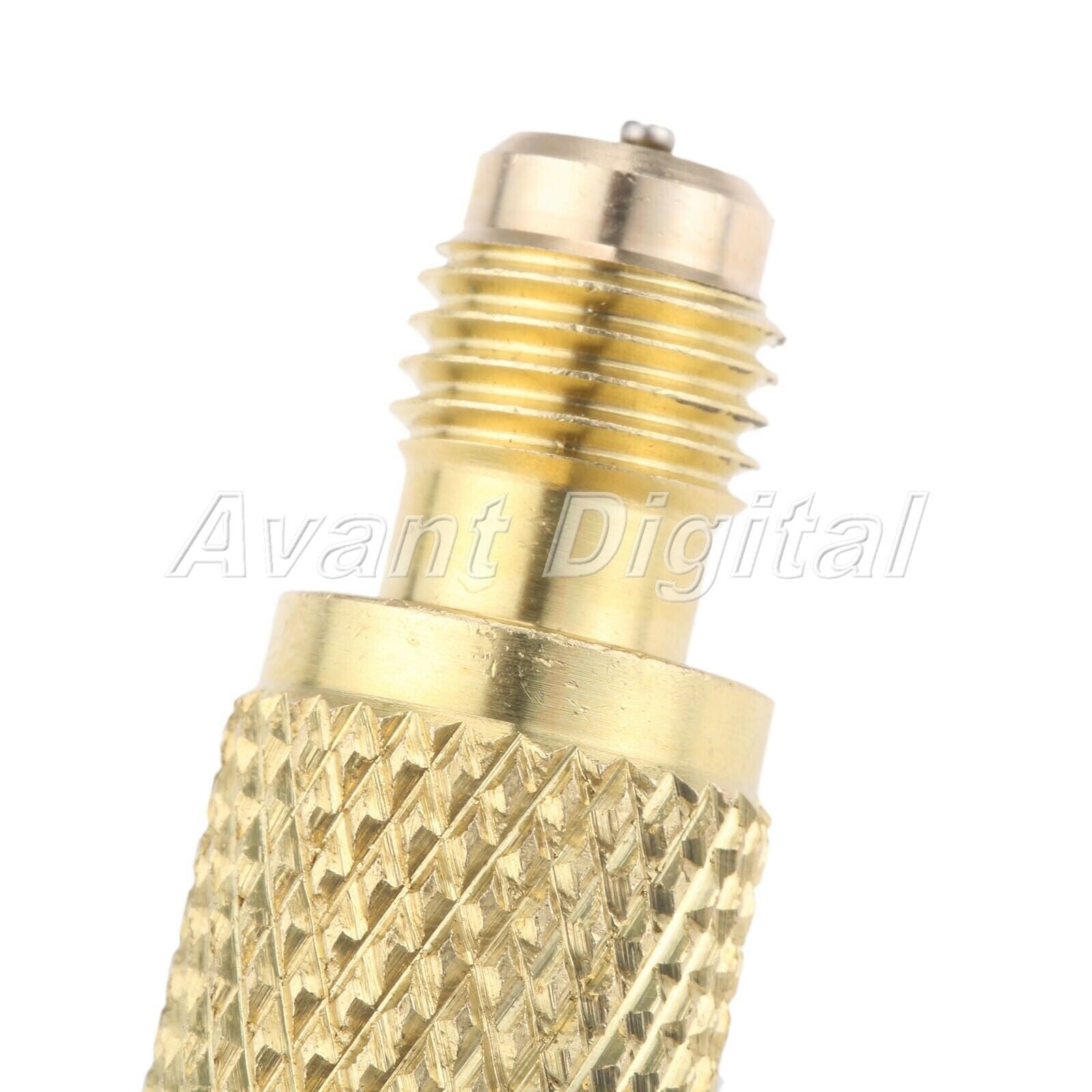 Brass Adapter R134a 7/16-20 UNF Male to 1/2-16 UNC Female Charging Hose Adapter