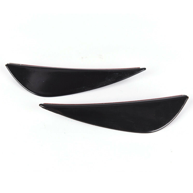 4PCS Universal Front Bumper Lip Splitter Fins Body Spoiler Canard Valence Chi Qx