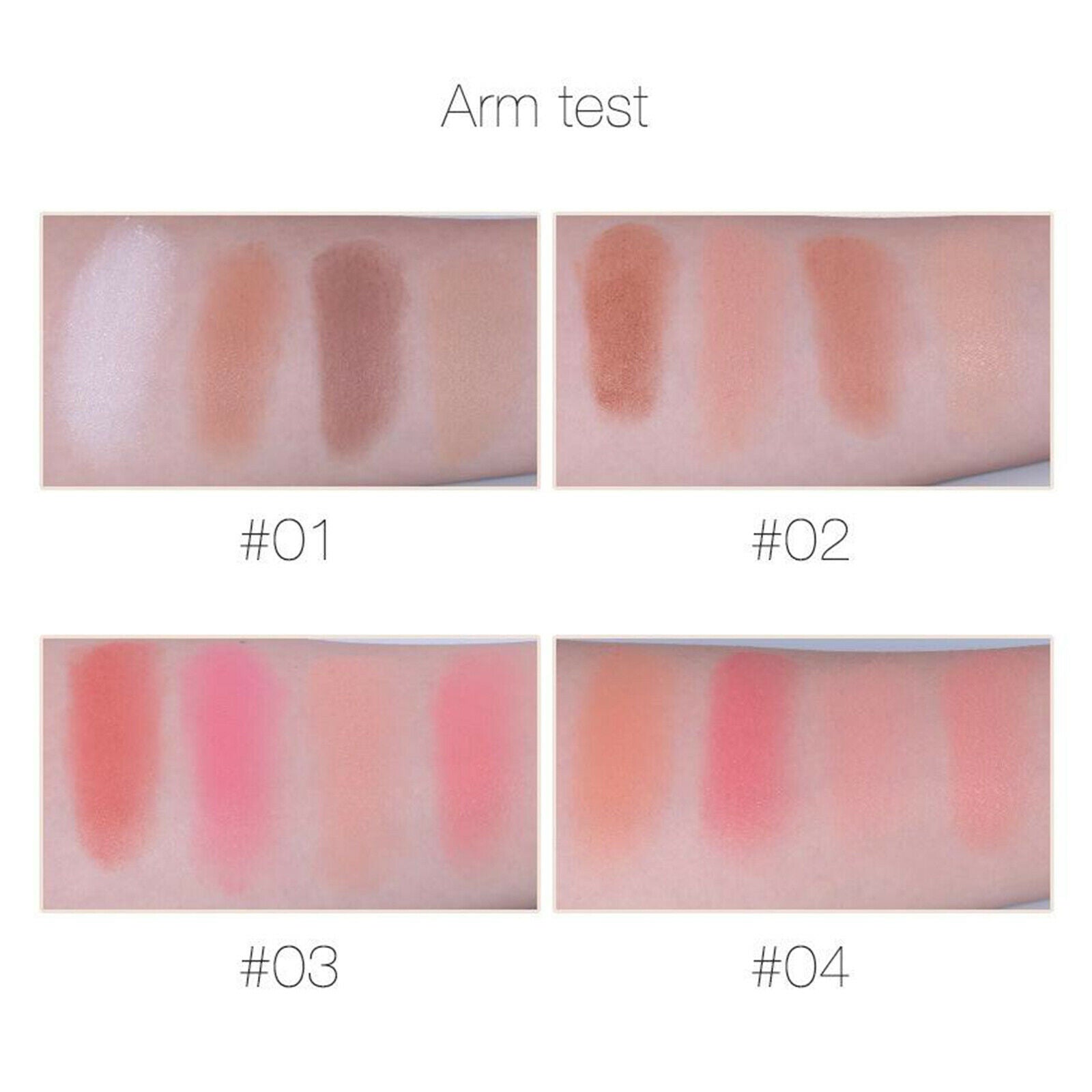Bronzer  Highlighter & Blush Bronzer Blush Makeup Palette Blusher Palette 01