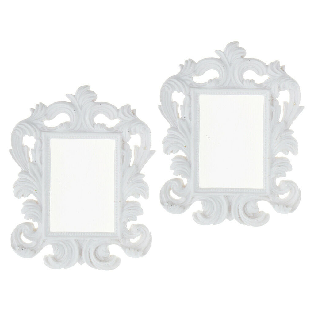 2x  Picture Photo Frame Wall Decoration Wedding Anniversary Gift Favor White