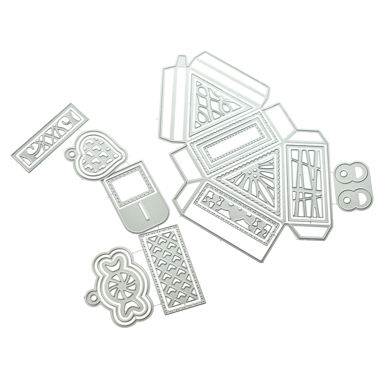 Lantern Pockets Inserts Gift Box Jug Metal Cutting Dies Diy Scrapbooking Crafts