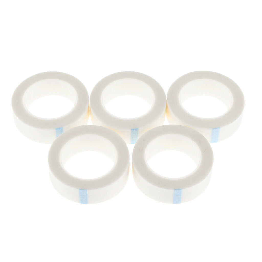 6 Pack Non-woven Fabric Eyelash Tape Pads for Lashes Perming Microblading