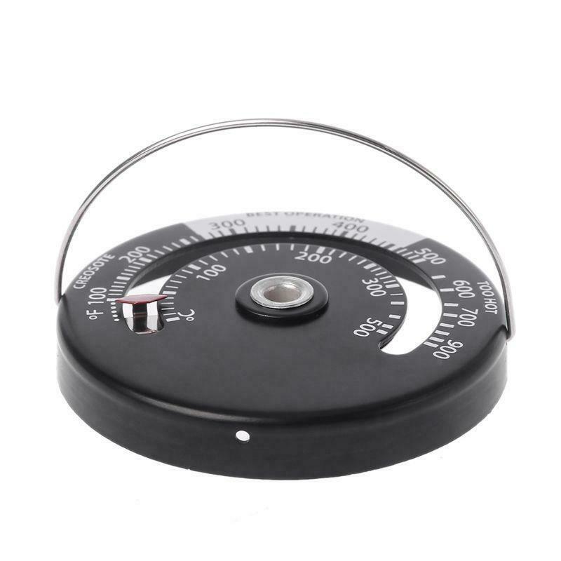 Magnetic Stove Flue Pipe Thermometer Multi Fuel Woodstove Woodburner Stove Pipe