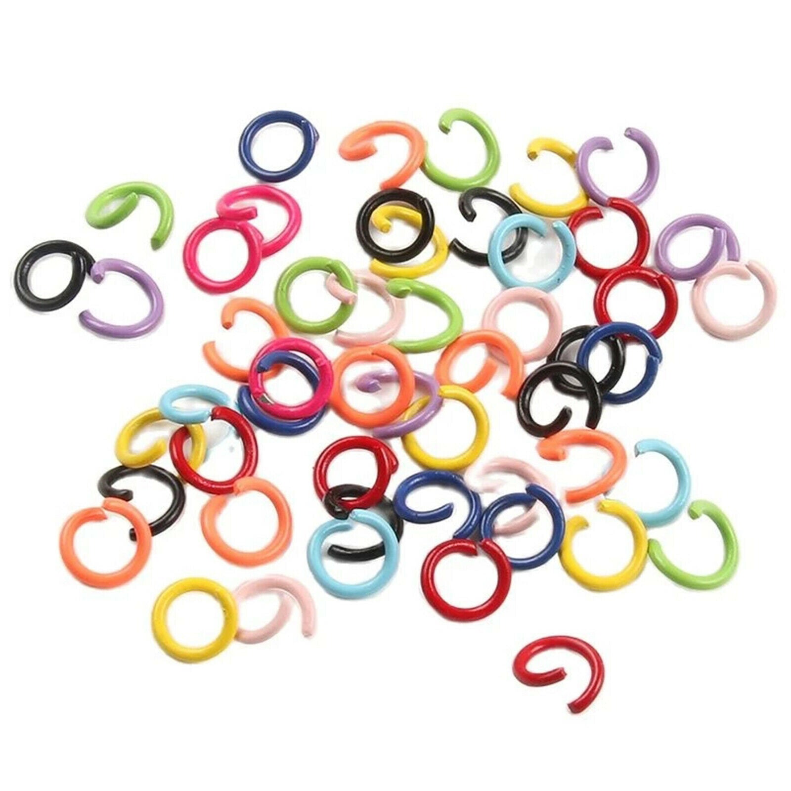 Jump Rings for Jewelry Making, 300 Pcs Mix Color Open Jump Ring, Small Jump