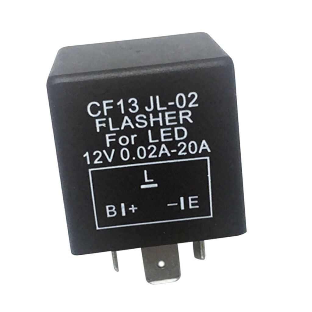 CF13 JL-02 3Pin Car Motorcycle Flasher Relay to Fix Turn Signal LED Light