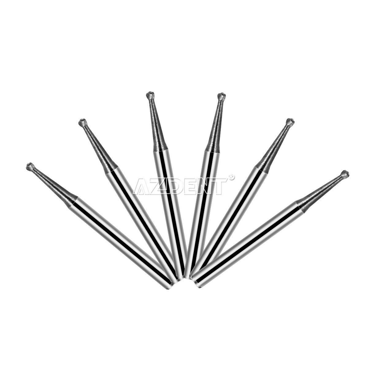 10KIts Dental Tungsten Carbide Burs Round Type for High Speed Handpiece FG 1