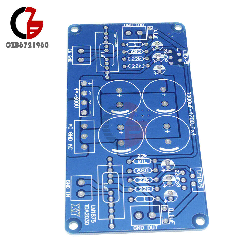 2Pcs LM1875T LM675 TDA2030 TDA2030A Audio Power Amplifier PCB Board DIY