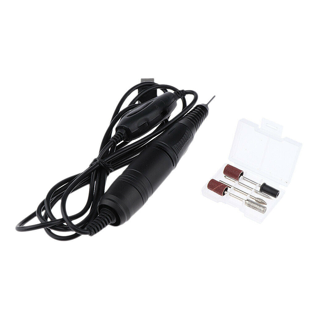 20000RPM USB Electric Nail Drill File Machine Pen Manicure Pedicure Tool Kit