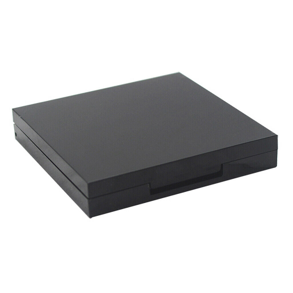 2Pcs Empty Black Eyeshadow Palette Tray Eye Shadow Powder Case Organizer