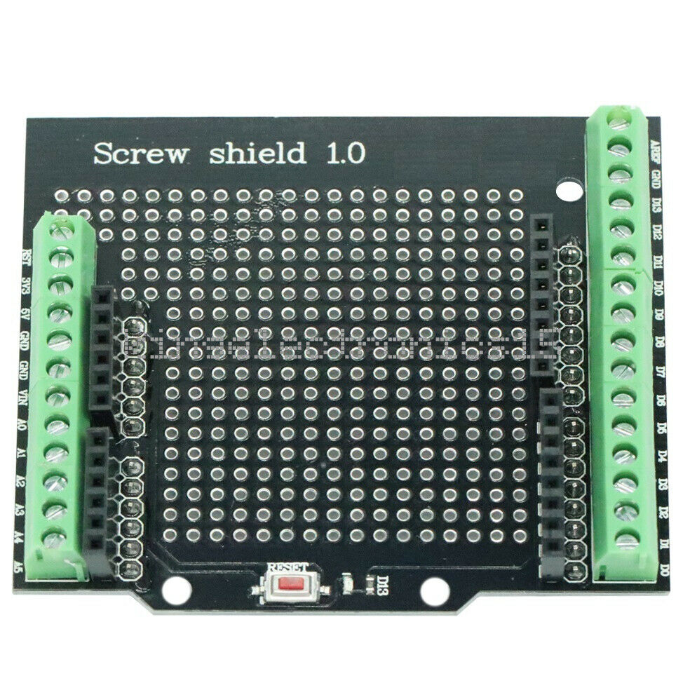 1PCS Proto Screw Shield Module for Arduino Open Source Reset Button  LED