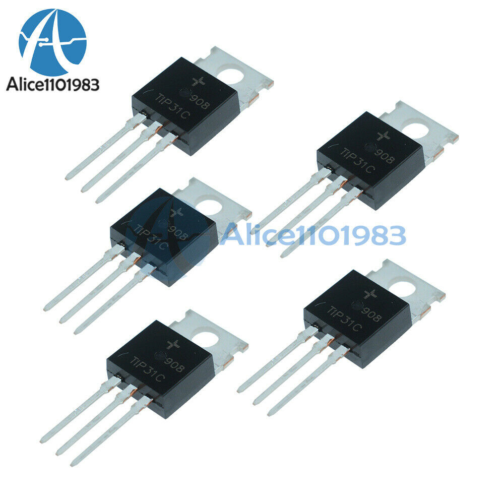 5PCS TIP32C TIP32 PNP TRANSISTOR 100V 3A TO-220 TIP32C