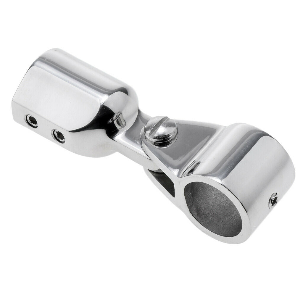 (22mm) Marine Stainless Boat Bimini Top Deck Hinge With Quick Release Pins