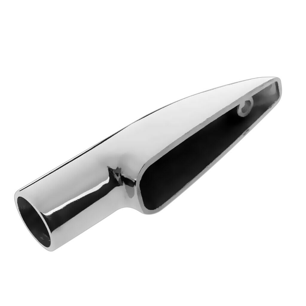 Marine Boat Handrail Rail End for 22mm 7/8'' Tubing Steel Fitting