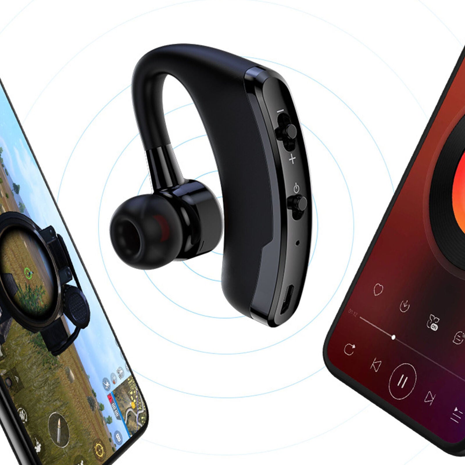Wireless Bluetooth Headphones V9 Bluetooth Headset Stereo Earphone Hands-free
