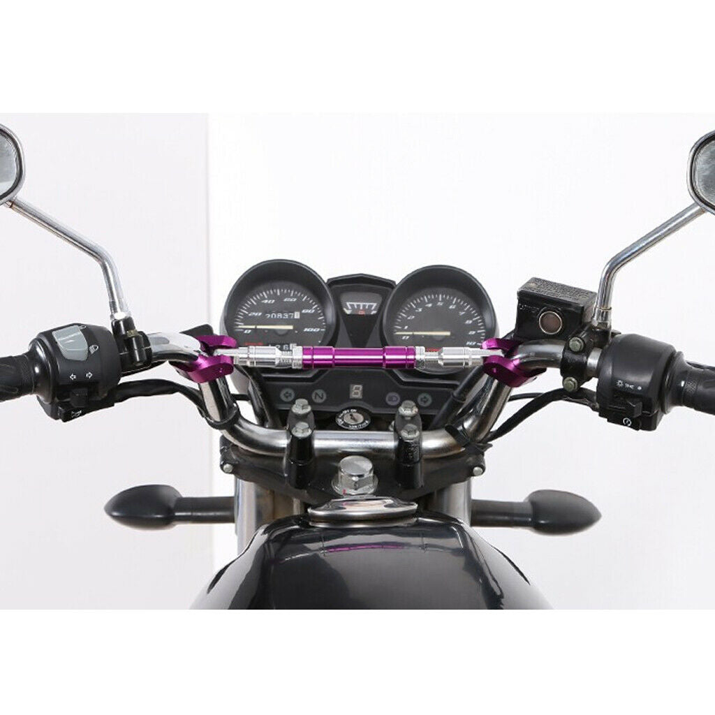 22mm Universal Adjustable Motorcycle Handlebar Cross Bar Balance Beam Red