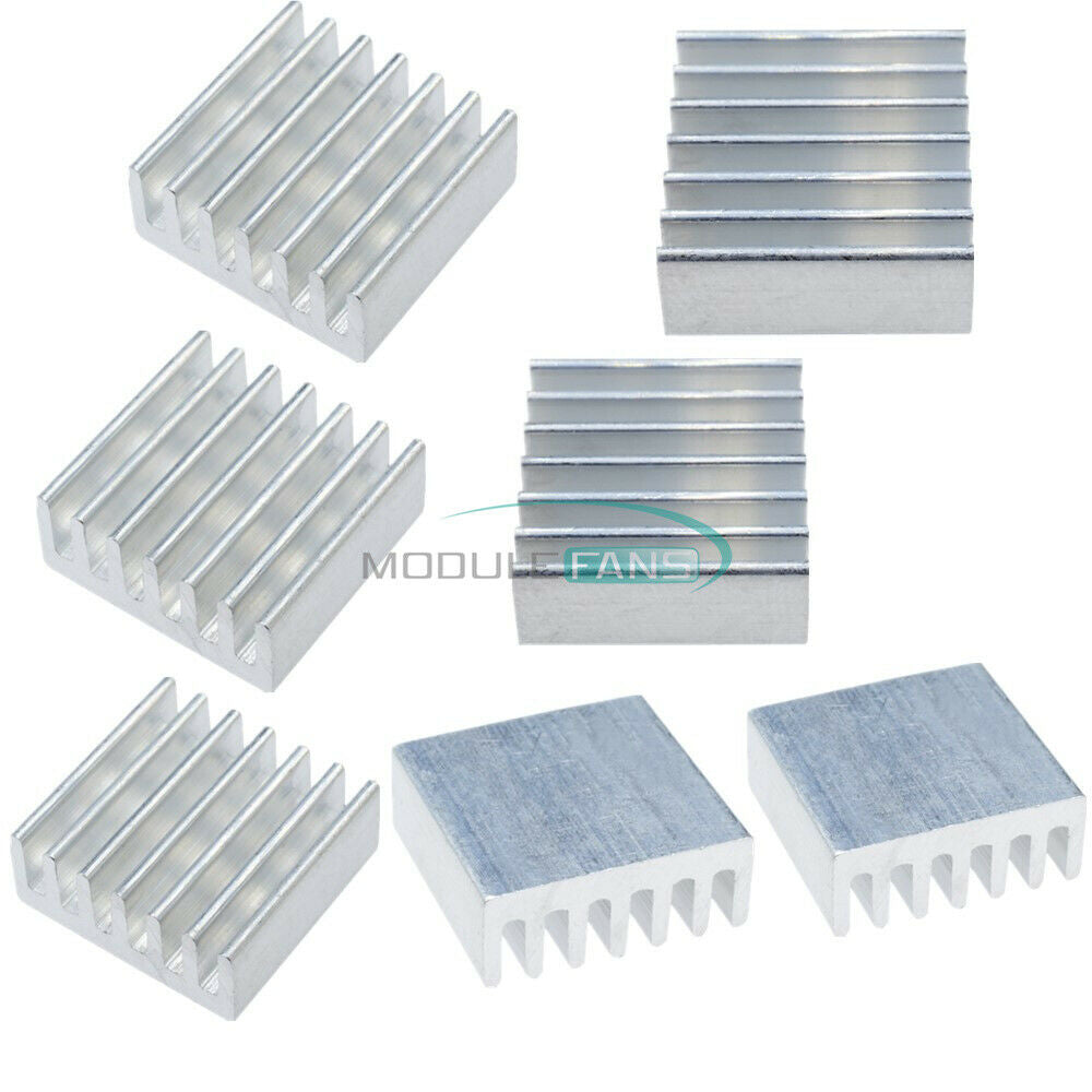 10PCS 14x14x6mm DIY LED Power Memory Chip IC High Quality Aluminum Heat Sink