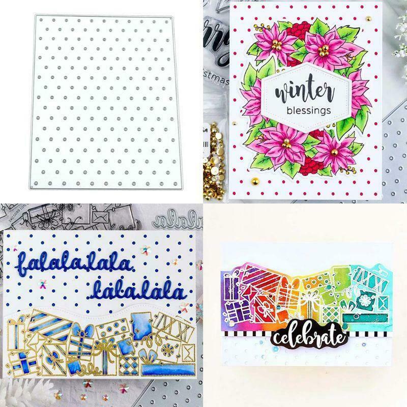 Dots Metal Cutting Dies Scrapbooking Stencils DIY Album Paper Card Craft Decor