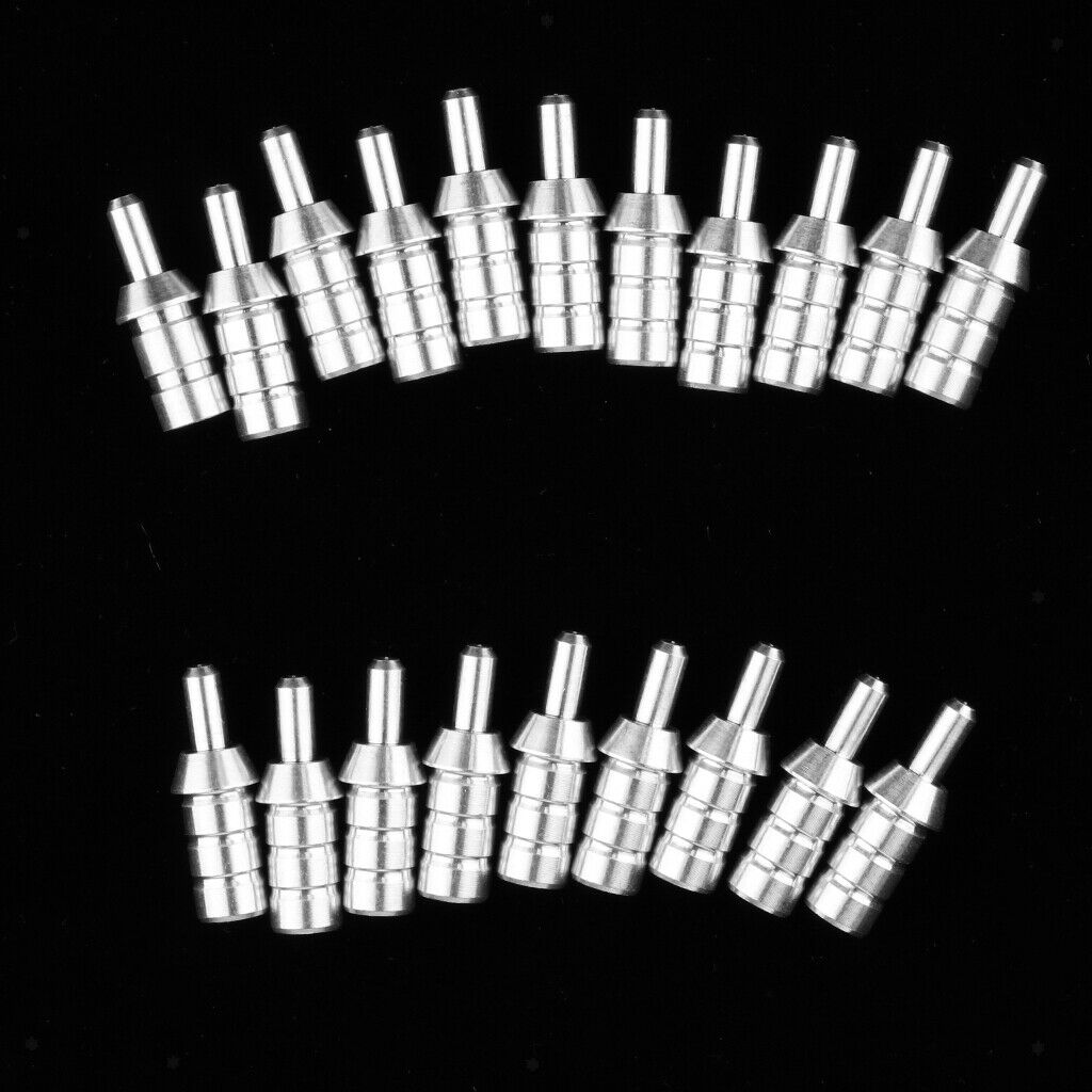20 Pieces Alloy Archery Arrow Nock Pins for ID 6.2mm Arrow Shaft Hunting
