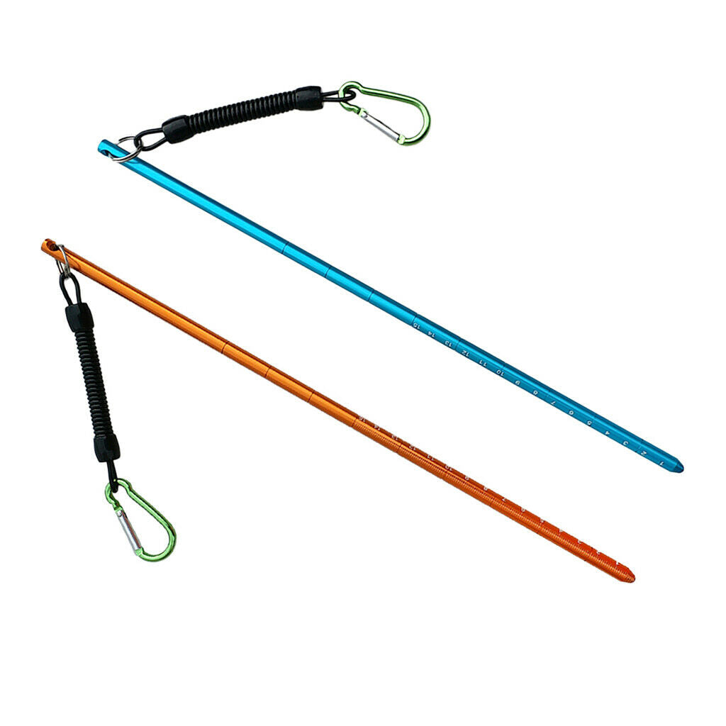 2Pcs 34 cm / 13.4 inch Ultra- light Aluminum Alloy Scuba Diving Underwater