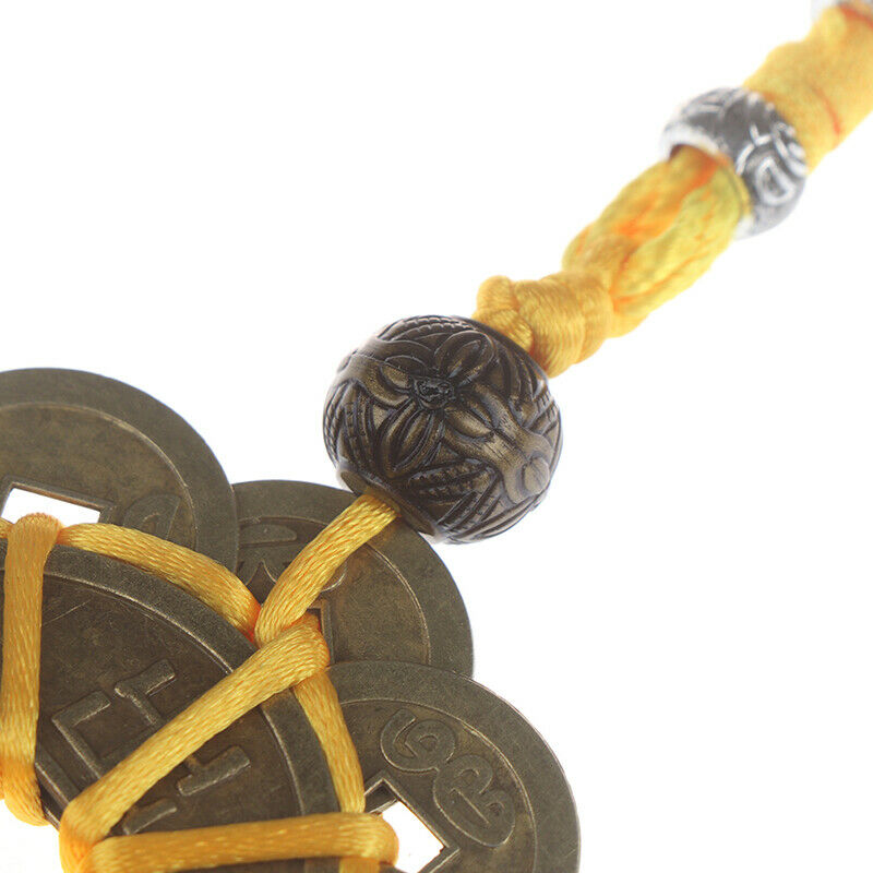 Traditional Feng Shui Mascot Hanger Fortune Wealth Health lucky copper coin FG