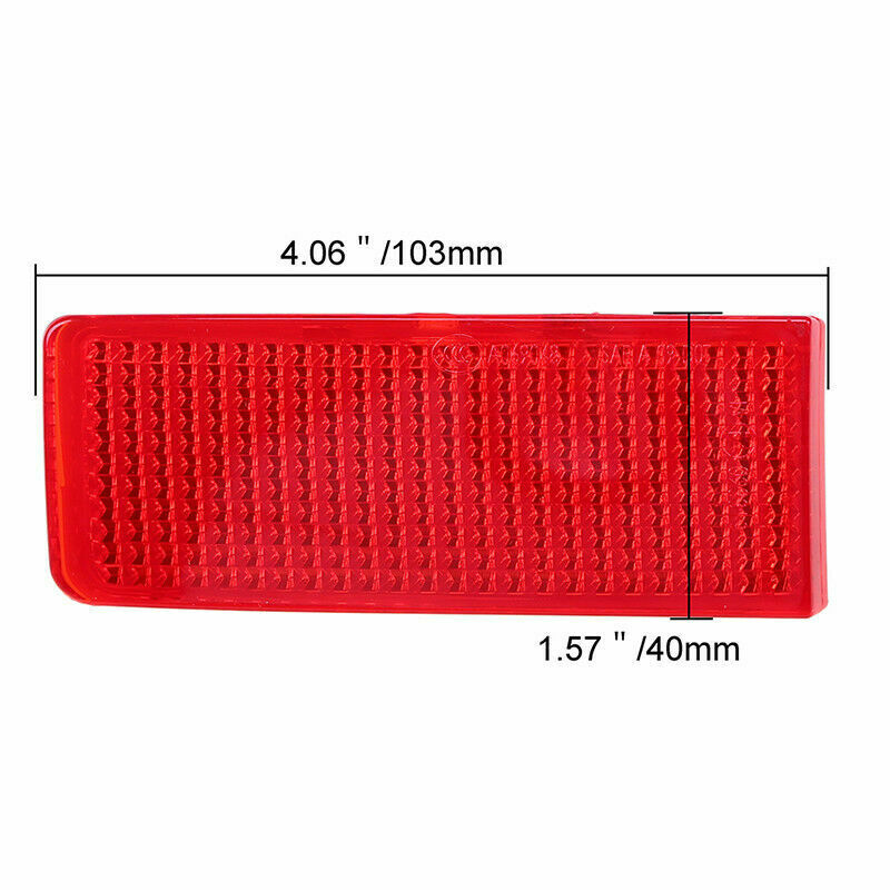 Passenger Right Side Rear Bumper Reflector Marker Red Fits VW Touareg 2011-2014