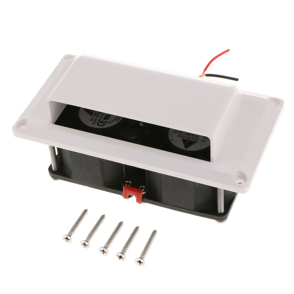12 Volt Caravan Interior Side Air Vent Ventilation Exhaust Fan Boat Yacht