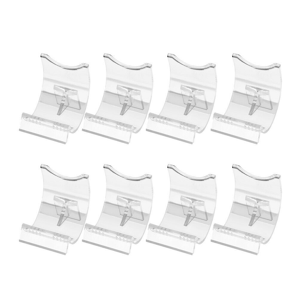Acrylic Lighter Display Storage Stand Retailer Store Accessories Plate 8pcs