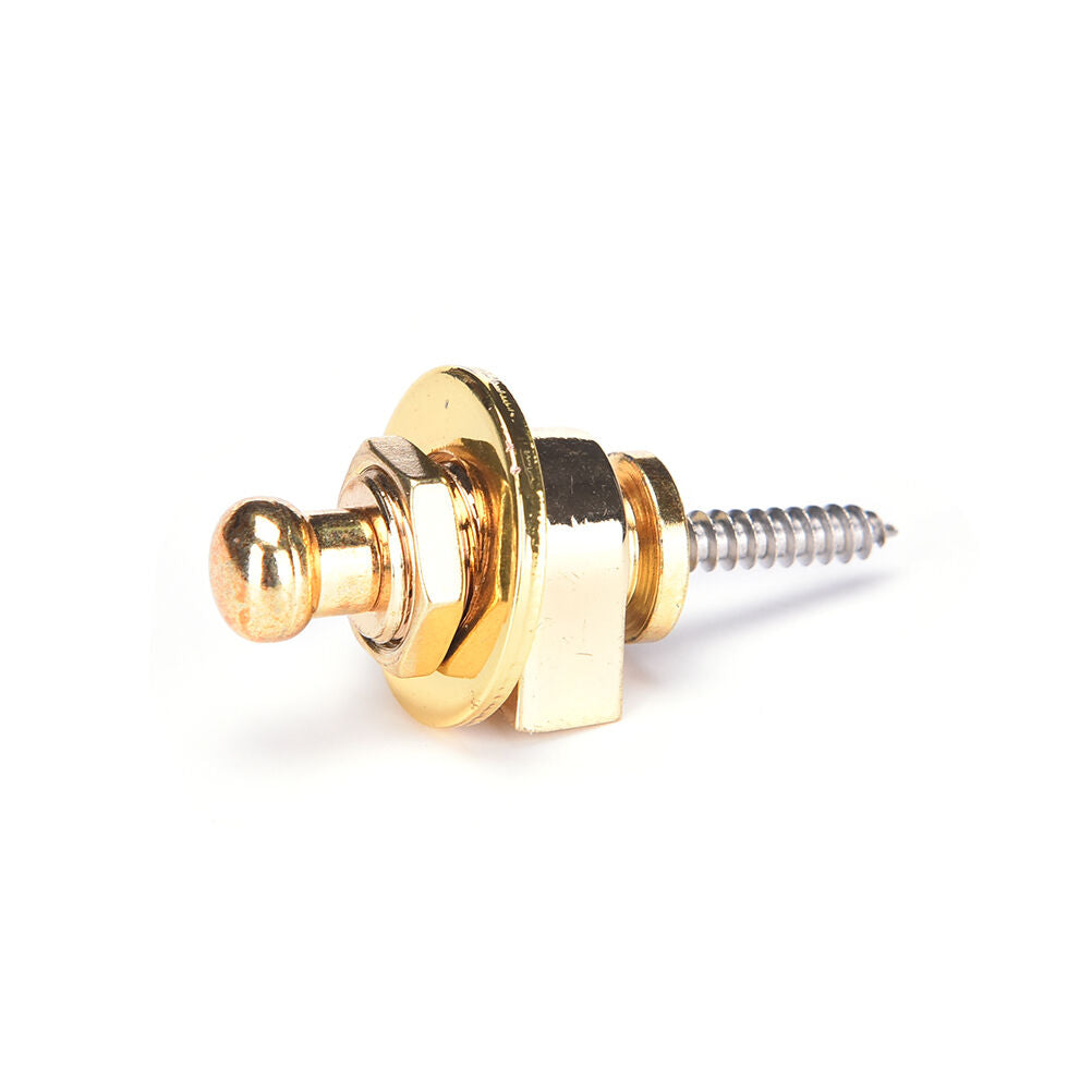 Round Chrome Head Guitar Strap Locks System Parts for Electric Guitar Bas.l8