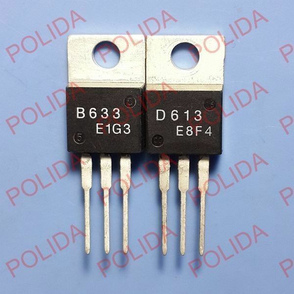 5pairs or 10PCS Transistor SANYO TO-220 2SB633/2SD613 B633/D613