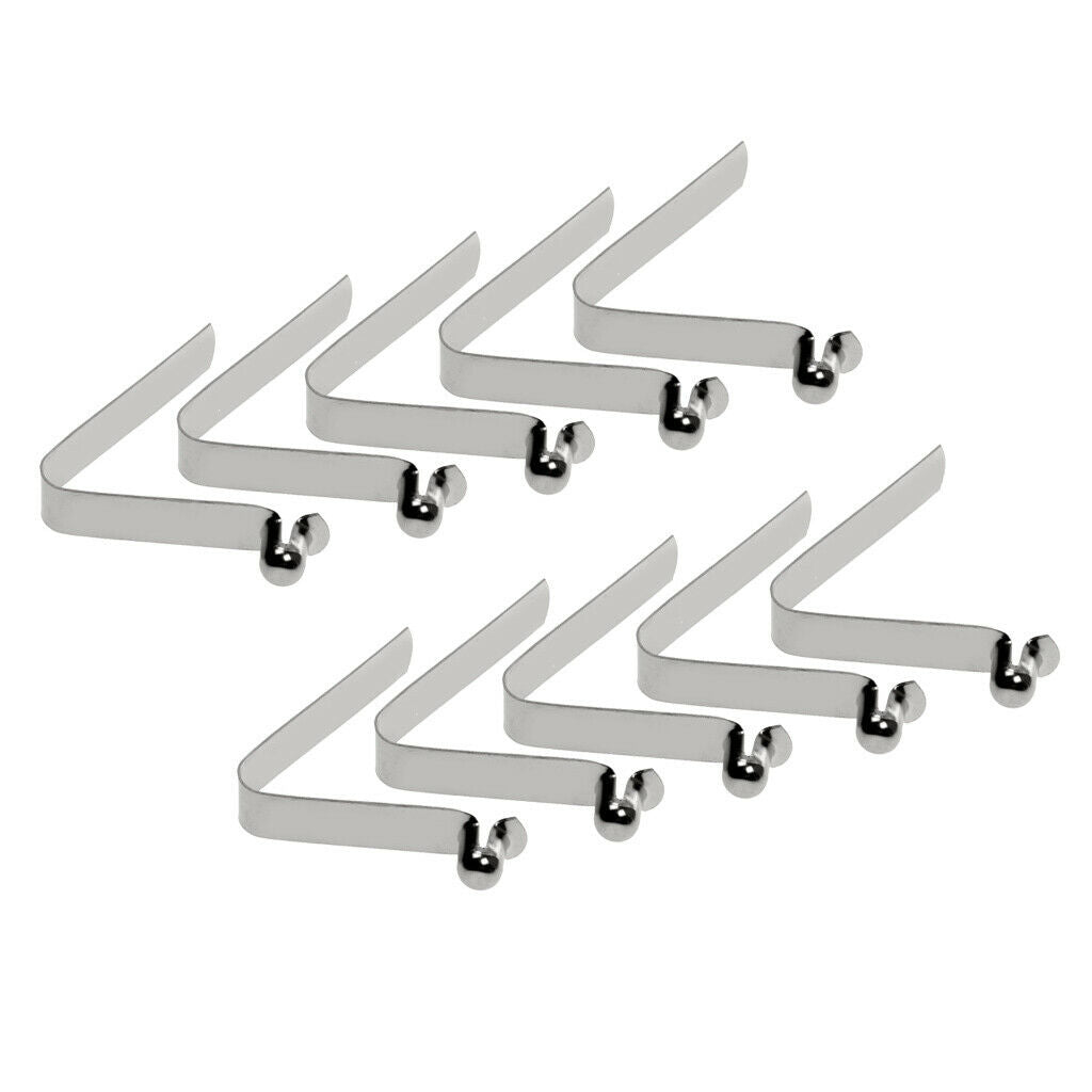 10 Pack Tent Pole Kayak Paddle Push Button Spring Snap Clip Locking Tube Pin