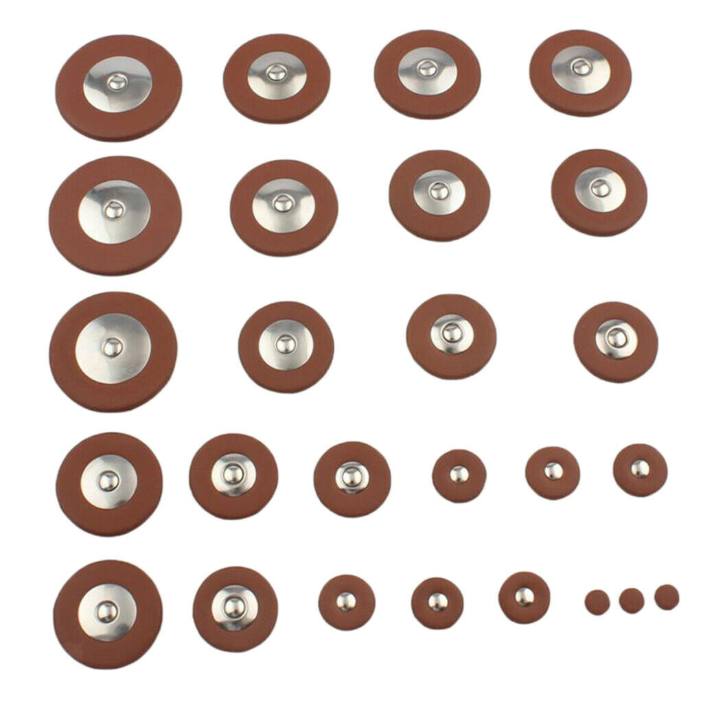 26x Leather Alto Saxophone Pad Mat for Saxophonist