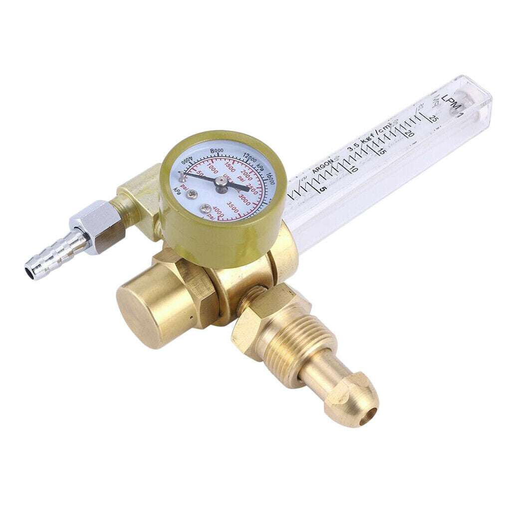 Professional CO2 TIG/MIG Full Copper Flow Meter Regulator Gas Weld CGA-580