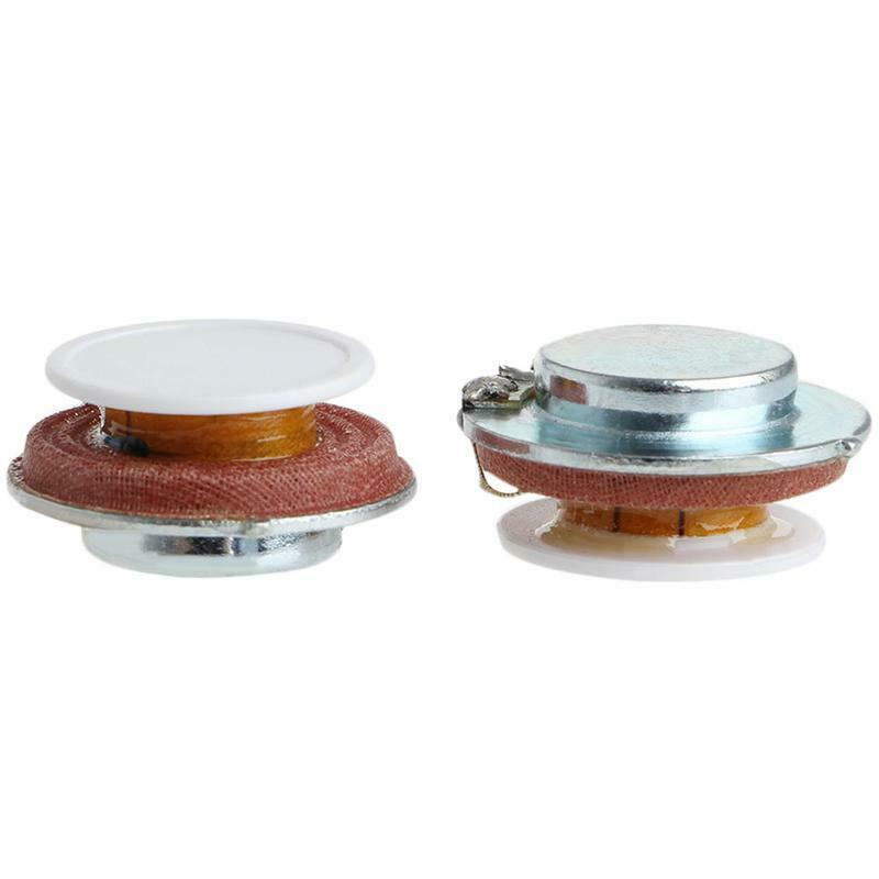 4 Ohm 27mm 3W High Fidelity Audio Stereo Speaker Vibration Resonance 2Pcs