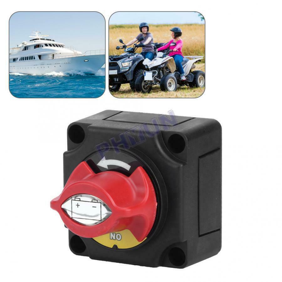 Car Truck Battery Isolator Disconnect Switch 300A DC 12V 24V ATV SUV Universal