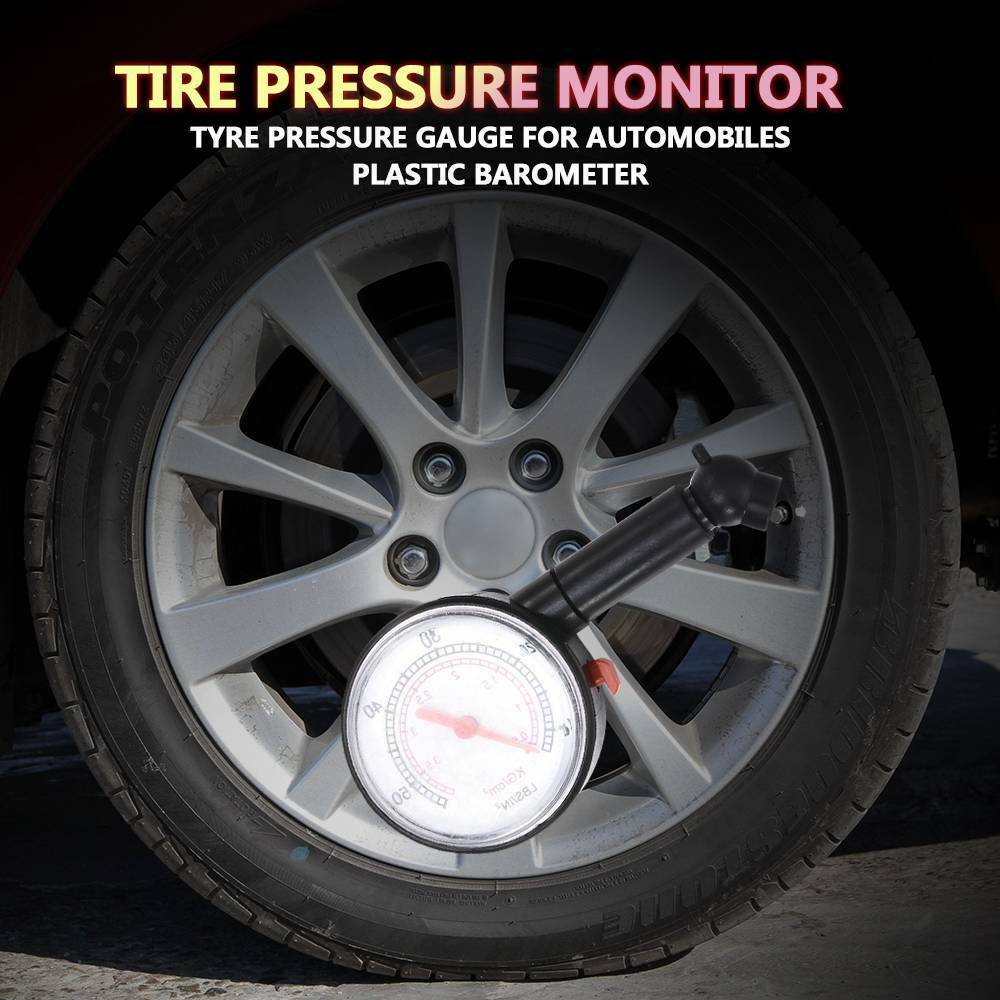 Auto Car Tyre Tire Air Pressure Gauge Motorcycle Truck Vehicle Tester Dial Meter