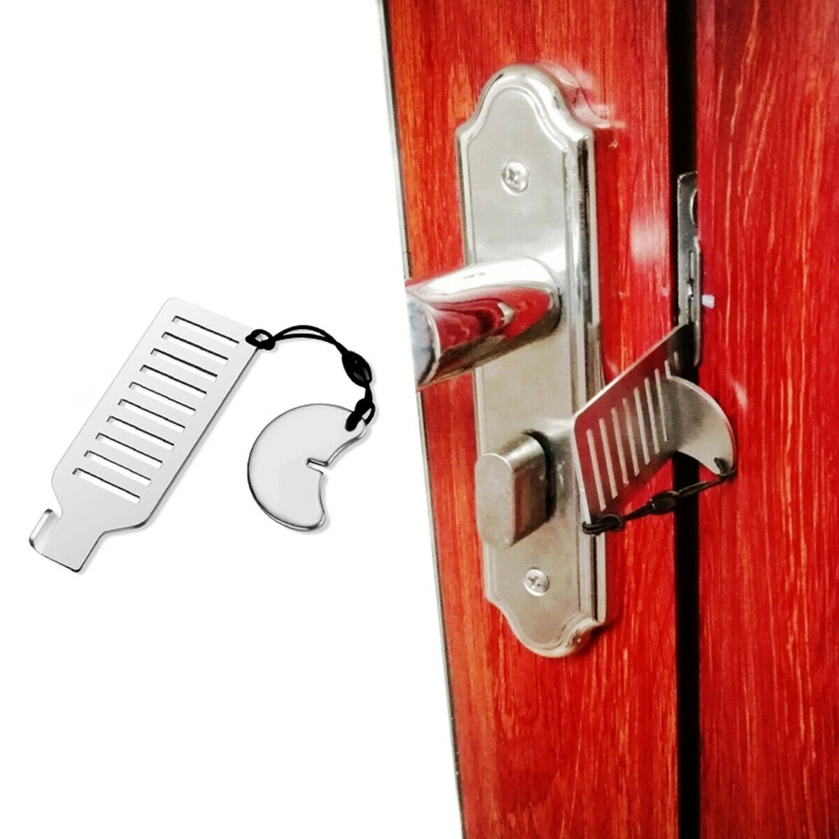 Portable Travel Door Lock Punch-free Home Hotel Apartment Security Door Lock