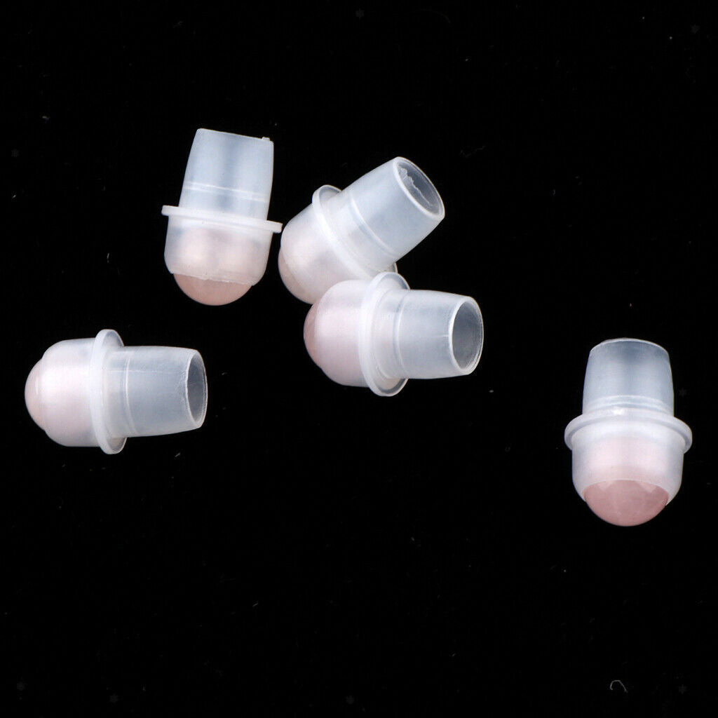 5 Pcs Replacement Ball Roller Tops for Essential Oils Bottles  Pink