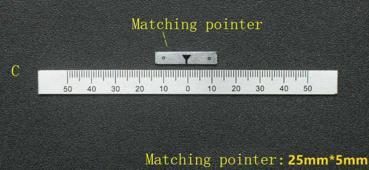 Bridgeport Milling Machine 50° Degree Angle Plate Scale Ruler With Pointer