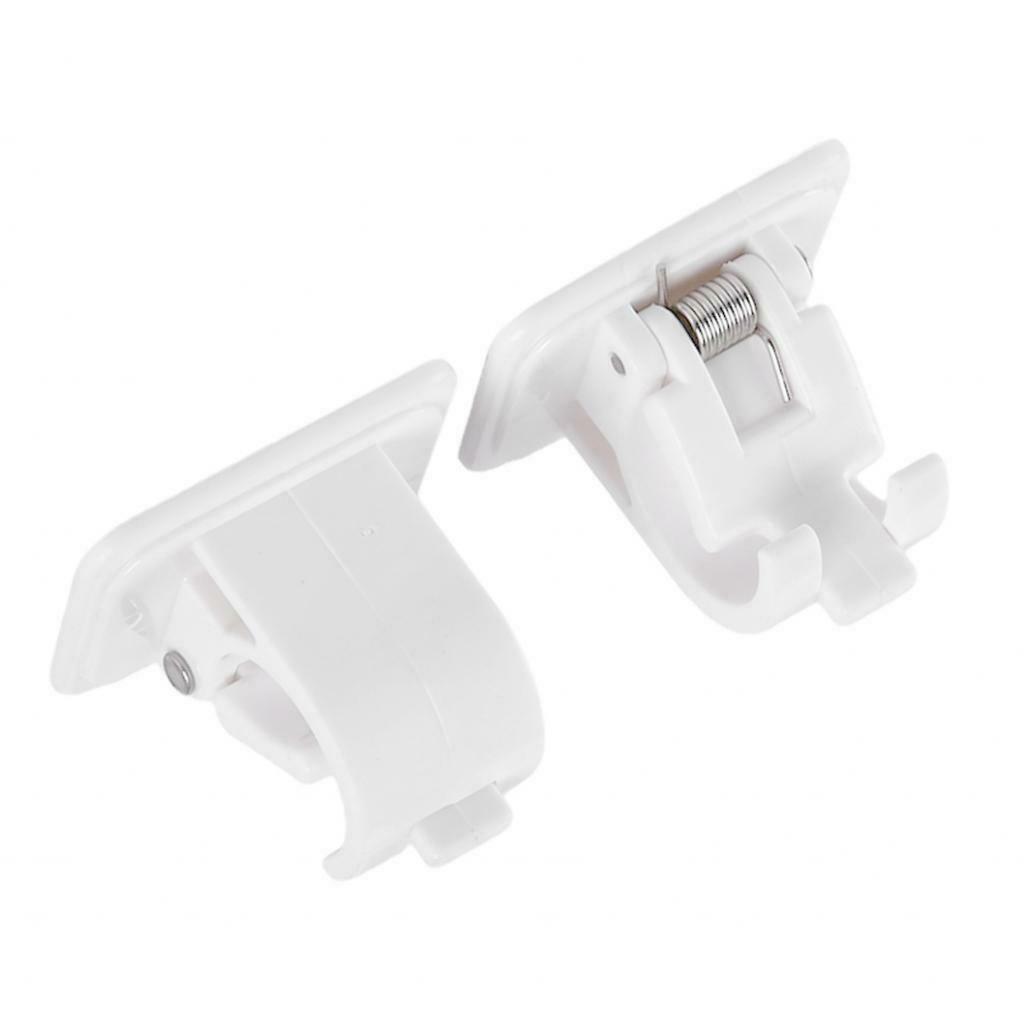 16Pack Curtain Rod Bracket Pole Wall Bracket Adhesive Hooks Bathroom Bedroom
